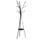 Buy Freestanding Metal Coat Rack Stand 9 Hooks Clothes Tree with 1 Shelf Hat Display Hall Tree Hanger Bag Umbrella Hanging Organiser Black