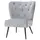 Buy Thames Velvet Dining Chair Grey with Black Metal Legs