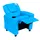 Buy Kids Recliner Chair, PU Leather with Adjustable Backrest, Footrest, Padded Headrest, Blue
