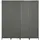 Buy 4-Panel Room Dividers, Wave Fibre Freestanding Folding Privacy Screen Panels, Partition Wall Divider for Indoor Bedroom Office, 170 cm, Grey