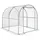 Buy Walk-in Polytunnel Greenhouse with Roll-up Door Transparent Tunnel Greenhouse with Steel Frame and PVC Cover, 2.5 x 2m