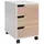 Buy 3 Drawer Mobile File Cabinet, Vertical Filing Cabinet with Wheels for Home Office, Oak