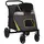 Buy Foldable Pet Stroller, with Universal Wheels, Shock Absorber, for Medium and Large Dogs - Grey