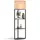Buy Corner Floor Lamp with Shelves, Modern Tall Standing Lamps for Living Room, Bedroom, with Chain Switch Bulb not Included, Black