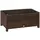 Buy PE Rattan Garden Coffee Table with Glass Table Top - Brown
