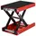 Buy 500KG Motorcycle Lift Scissor Jack, Height Adjustable Motorbike Stand with Anti-Slip Wide Deck, Heavy Duty Steel Motorbike Repair Lift Hoist Stand for Home Garage, Red