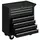 Buy 7-Drawer Rolling Tool Chest on Wheels, Lockable Tool Cabinet with Side Handle, Metal Tool Box Trolley for Garage, Workshop, Matte Black