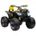 Buy 12V Quad Bike ATV with LED Lights, Music, Backrest, Forward, Backward, Yellow