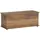 Buy 113L Storage Chest, Storage Box with Flip-Top Lid and 2 Safety Hinges, Storage Trunk for Living Room, Entryway, 100 x 40 x 40 cm, Brown Wood Grain