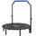 Buy 45" Foldable Mini Fitness Trampoline, with Adjustable Foam Handle, Blue