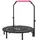 Buy 45" Foldable Mini Fitness Trampoline, with Adjustable Foam Handle, Pink