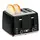 Buy 4 Slice Toaster with 7 Browning Levels, High Lift, Reheat/Defrost/Cancel, Self-centring Function, Removable Crumb Tray, Auto Off, 1600W, Black Honeycomb Texture