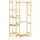 Buy Bamboo Garment Rack, Clothes Rack with Storage Shelf, Hanging Rail and Side Hooks for Entryway, Bedroom, Bathroom and Office, Natural