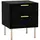 Buy Elegant Two-Drawer Bedside Table - Black