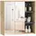 Buy Five-Shelf Mirrored Bathroom Cabinet - Wood-Effect