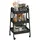 Buy Three-Tier Storage Trolley - Black