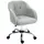 Buy Teddy Fleece Swivel Office Chair - Grey