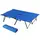 Buy Double Camping Cot Bed, with Bag - Blue