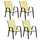 Buy Set of Four Stackable Mesh Seat Chairs - Beige