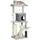 Buy 132cm Cat Tree w/ Scratching Posts, Pad, Cat Bed, Cat House, Jumping Platform, Grooming Brush, Anti-Tip Kit, Light Grey