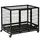 Buy 36" Heavy Duty Metal Dog Crate Pet Cage with Tray Wheeled Dog Kennel - Black (Medium)