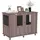 Buy Dog Crate Table for Medium and Large Dogs with Magnetic Door for Indoor Use, 116 x 60 x 87 cm, Purple