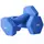 Buy 2 x 2kg Hexagonal Dumbbells Weights Set with Non-Slip Grip for Home Gym Workout, Blue