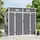 Buy Durable Plastic & Aluminium Garden Shed with Lockable Doors