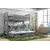 Buy Blanka Bunk Bed with Trundle and Storage, Colour: Grey, Mattresses: Without Mattresses