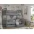 Buy Monika Wooden Bunk Bed with Storage, Colour: Grey Matt, Mattresses: Foam Mattresses