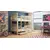 Buy Monika Wooden Bunk Bed with Storage, Colour: Pine, Mattresses: Foam Mattresses