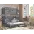 Buy Wooden Bunk Bed Emily with Trundle and Storage, Colour: Grey Matt, Mattresses: Foam Mattresses