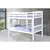 Buy Ashbrook Solid Wood Bunk Bed White, Colour: White