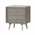 Buy Belvoir Bedside 2 Drawer Grey Oak