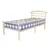 Buy Brenington Single Bed Silver