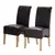 Buy Hilton PU Chair with Oak Legs Brown, Colour: Brown