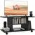 Buy Modern TV Cabinet Stand Storage Shelves Table Mobile Bedroom Furniture Bookshelf Bookcase Black