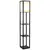 Buy 3-Tier Floor Lamp, Floor Light with Storage Shelf, Reading Standing Lamp for Living Room, Bedroom, Kitchen, Dining Room, Office, Dorm, 160cm, Black