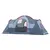 Buy Fibreglass & Steel Frame 5/6 Person Lightweight Camping Tent Blue