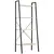 Buy Bookcase 4-Tier Vintage Ladder Shelf with Wood Storage Rack, Stand Plants Display, Black and Natural