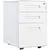 Buy Lockable File Cabinet with 3 Drawers, Vertical Office Drawer for A4, Letter, Legal Size, Anti-tilt Design, Pre-Assembled Body, White