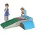 Buy 5 Piece Climb and Crawl Activity Play Set Soft Foam Blocks for Baby Toddler Preschooler Indoor Play Equipment Learning Toys Blue