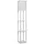 Buy 3-Tier Floor Lamp, Floor Light with Storage Shelf, Reading Standing Lamp with Acrylic Shade for Living Room, Bedroom, Kitchen, Dining Room, Office, Dorm, 160cm, White