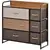 Buy Chest of Drawers with 7 Foldable Drawers, 3-Tier Fabric Bedroom Dresser, Clothes Storage Unit for Bedroom, Living Room, Multi-Colored
