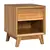Buy Modern Bedside Table Nightstand, Living Room End Table, Side Table with Drawer and Shelf