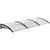Buy Front Door Canopy, Outdoor Awning, 303 x 96cm Rain Shelter for Window, Porch and Front/Back Door, Clear