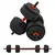 Buy 25kg 2 IN 1 Adjustable Dumbbells Weight Set, Dumbbell Hand Weight Barbell for Body Fitness, Lifting Training for Home, Office, Gym, Black