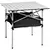 Buy Portable Camping Table w/ Mesh Bag & Steel Frame Hiking Furniture Desk, Silver Black