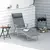 Buy Outsunny Steel Fabric Outdoor Folding Chaise Lounge Chair Recliner with Portable Design & 7 Adjustable Backrest Positions - Dark Grey