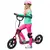Buy Kids Scooter Kick Scooter with 12" EVA Tyres, Rear Brake, Big Wheels Scooter for 5-12 Years Old, Red